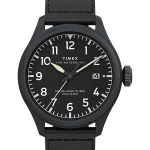 Waterbury Ace 41mm Leather Strap Watch