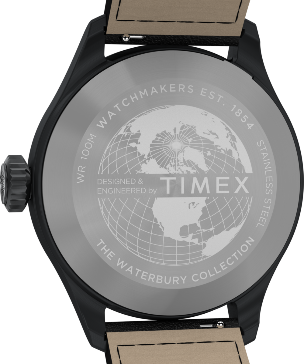 Waterbury Ace 41mm Leather Strap Watch - Image 5