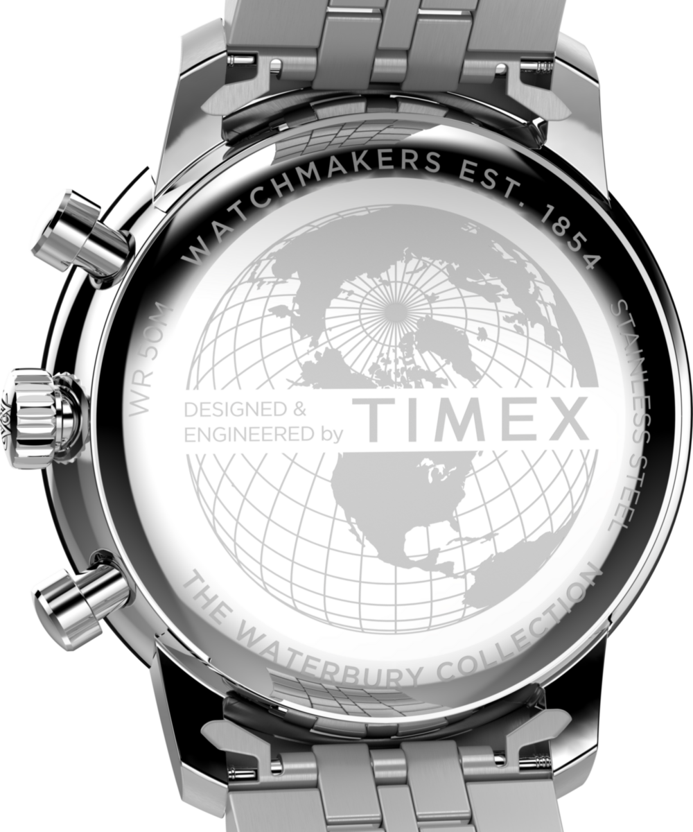 Waterbury Metropolitan Chronograph 41mm Stainless Steel Bracelet Watch - Image 5