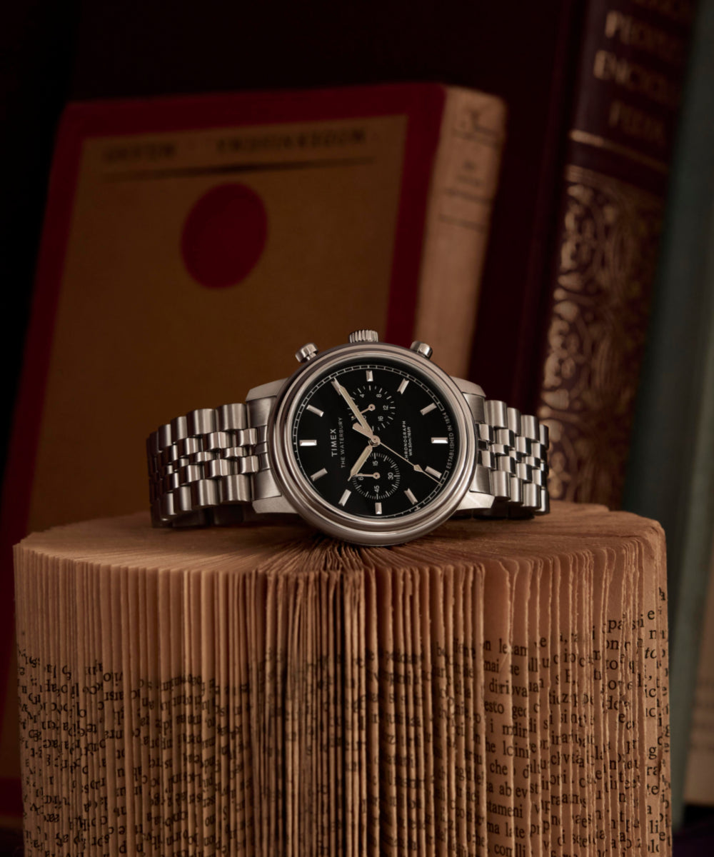Waterbury Metropolitan Chronograph 41mm Stainless Steel Bracelet Watch - Image 7