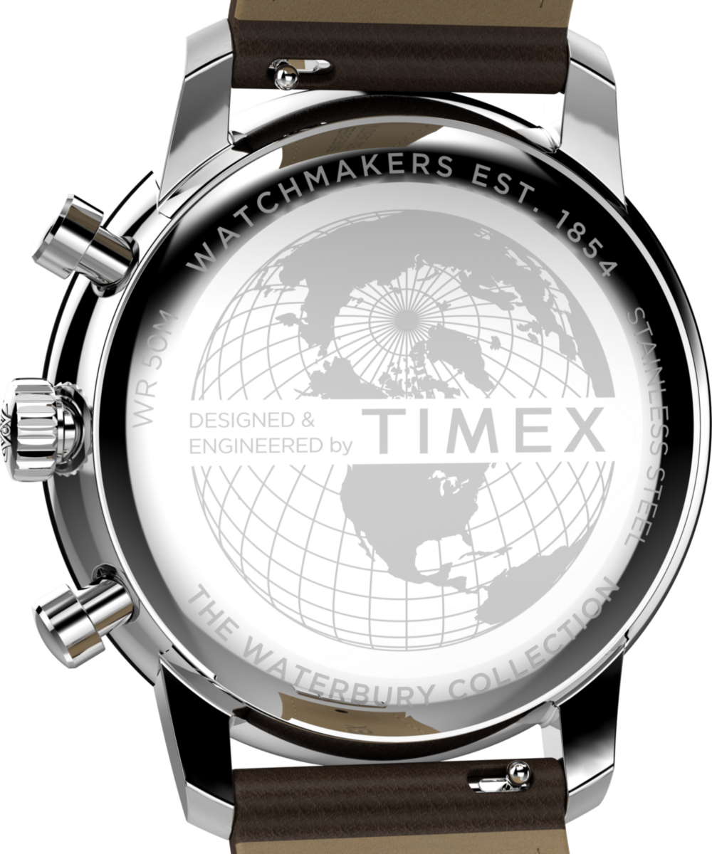 Waterbury Metropolitan Chronograph 41mm Leather Strap Watch - Image 5