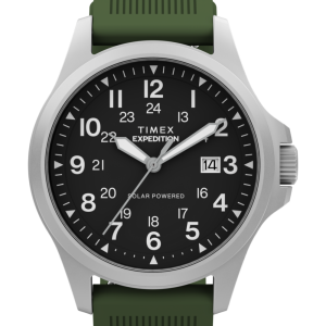 Expedition® Field Post Solar 41mm Silicone Strap Watch
