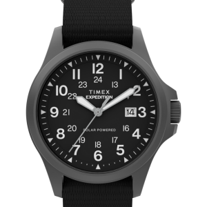 Expedition® Field Post Solar 41mm Eco-Conscious Fabric Strap Watch