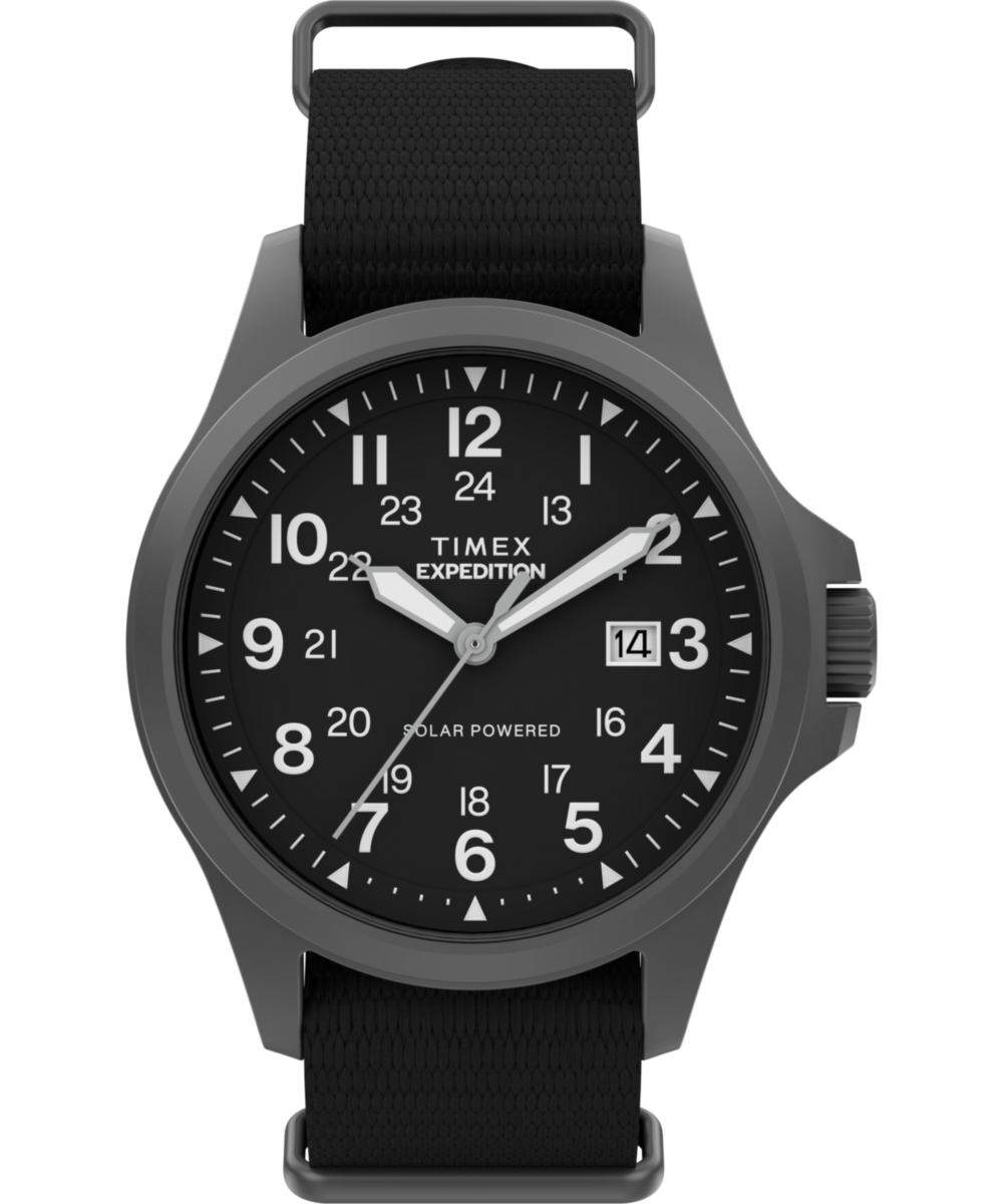 Expedition® Field Post Solar 41mm Eco-Conscious Fabric Strap Watch