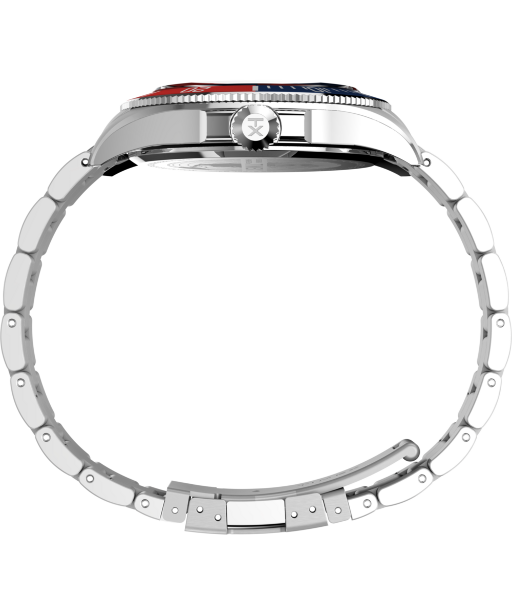 Harborside Coast Multifunction 43mm Stainless Steel Bracelet Watch - Image 3