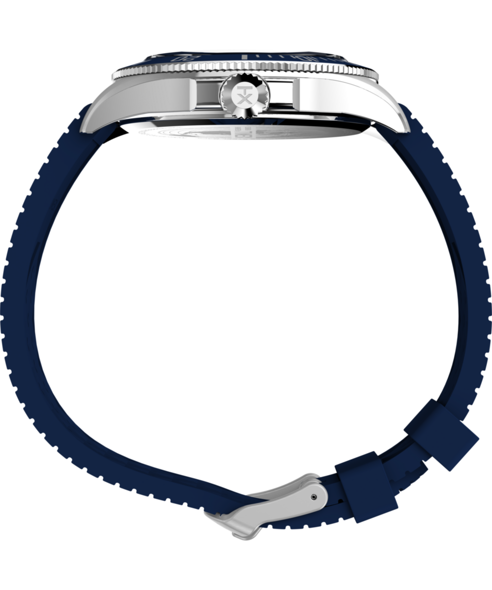 Harborside Coast Multifunction 43mm Synthetic Rubber Strap Watch - Image 2