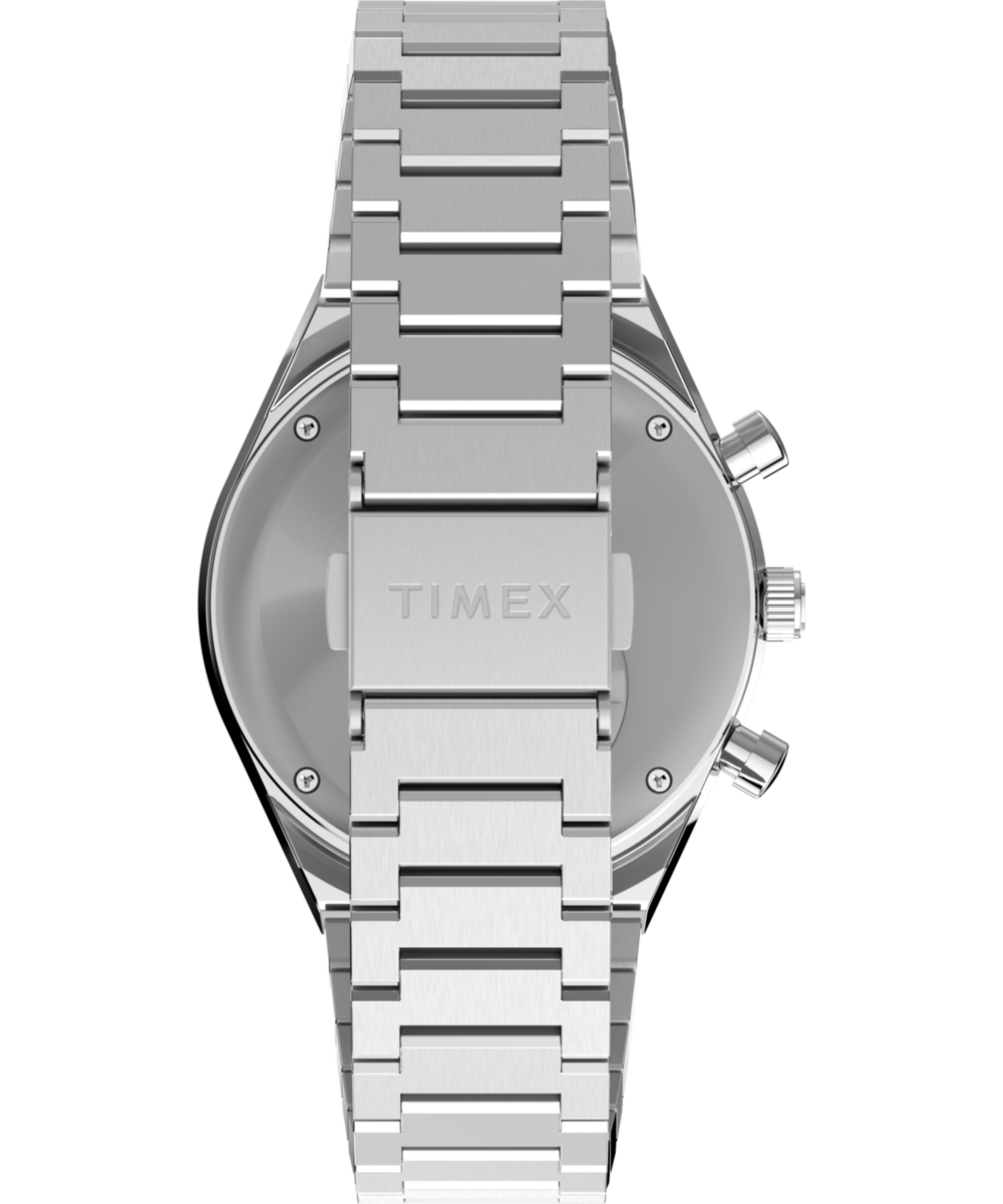 Q Timex® Chronograph 40mm Stainless Steel Bracelet Watch - Image 5