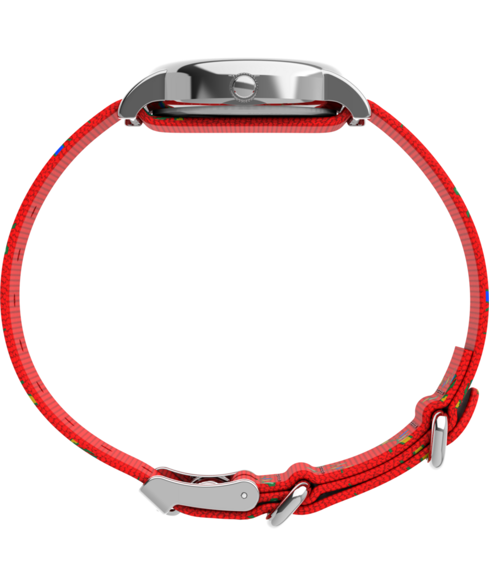 Peanuts® x Timex Weekender Snoopy Santa Hat 31mm Fabric Strap Watch - Image 2