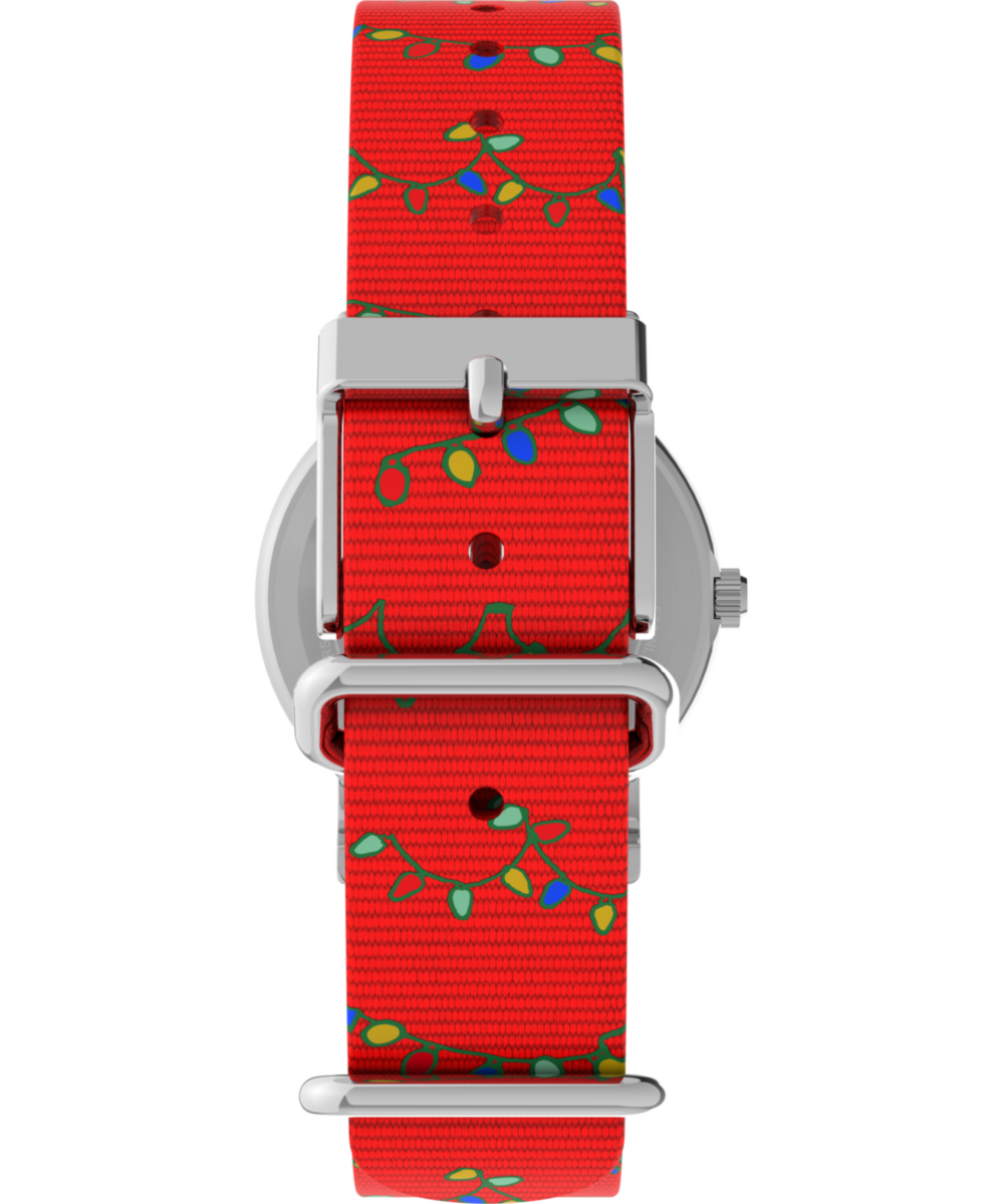 Peanuts® x Timex Weekender Snoopy Santa Hat 31mm Fabric Strap Watch - Image 3