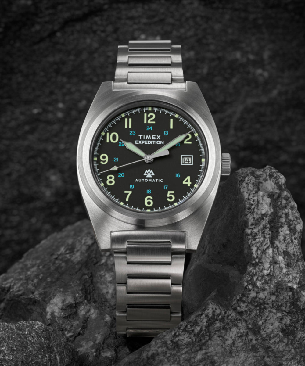 Expedition® Capstone Automatic 39mm Stainless Steel Bracelet Watch - Image 6