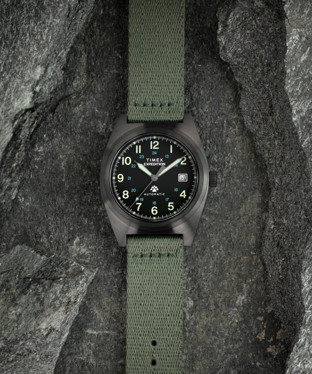 Expedition® Capstone Automatic 39mm Eco-Conscious Fabric Strap Watch - Image 6