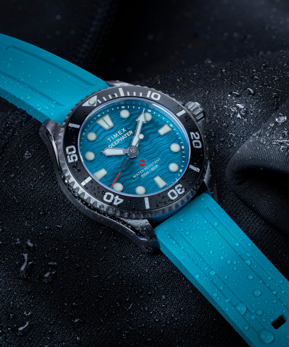 Deepwater Meridian 200 38mm HNBR Rubber Strap Watch - Image 6