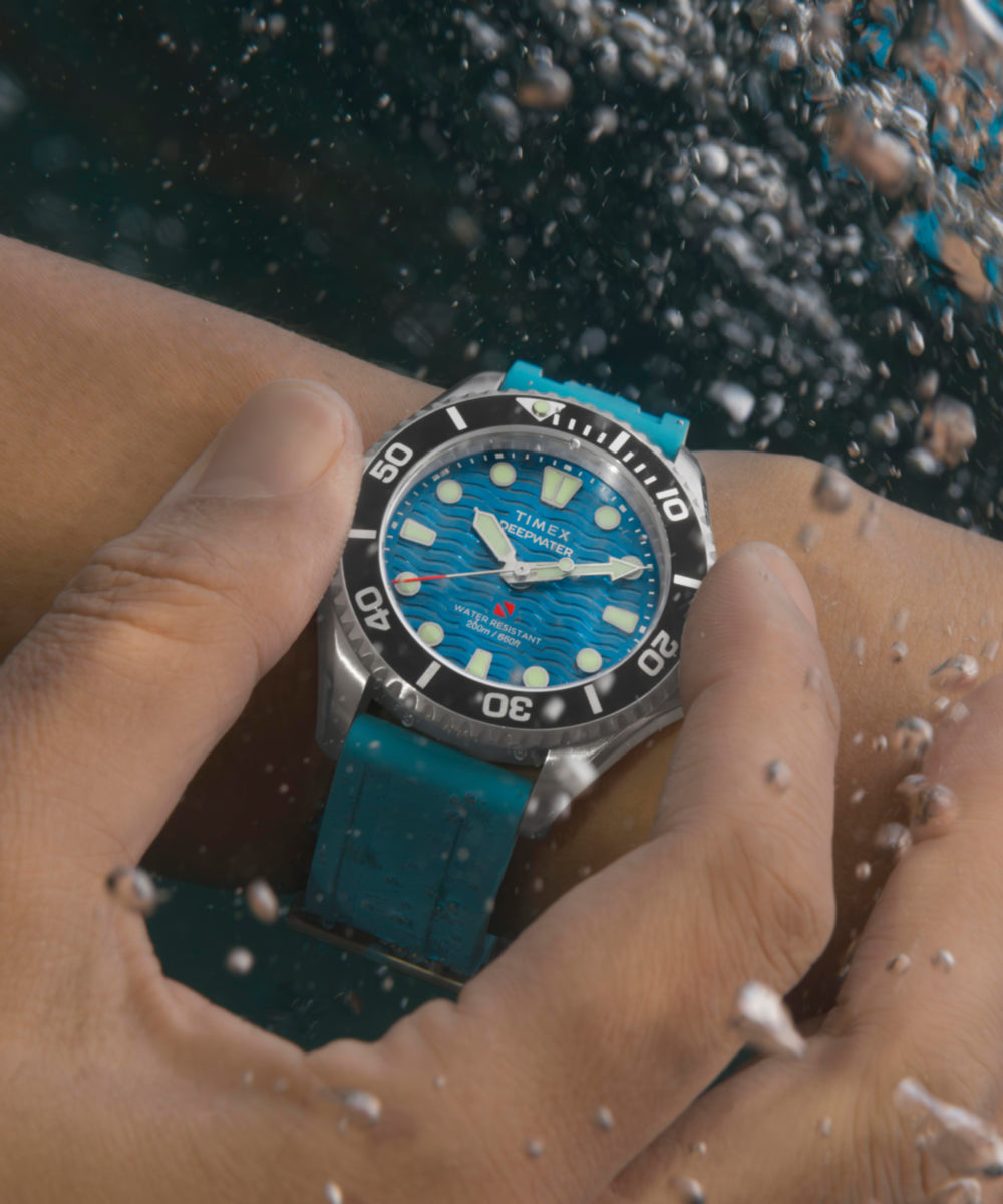 Deepwater Meridian 200 38mm HNBR Rubber Strap Watch - Image 11