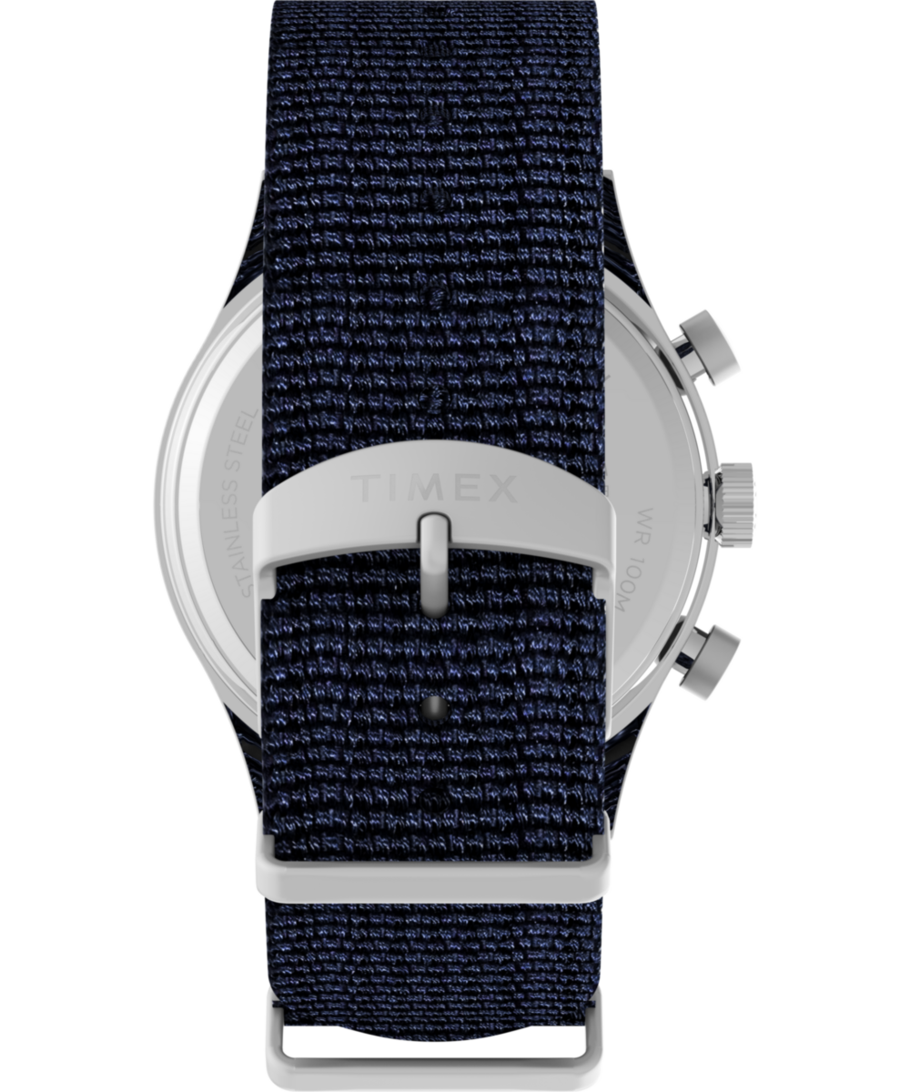 Waterbury Traditional Fly-Back Chronograph 43mm Fabric Strap Watch - Image 3
