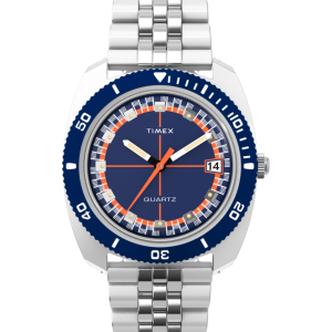 Q Timex® 1971 Velocity 36mm Stainless Steel Bracelet Watch