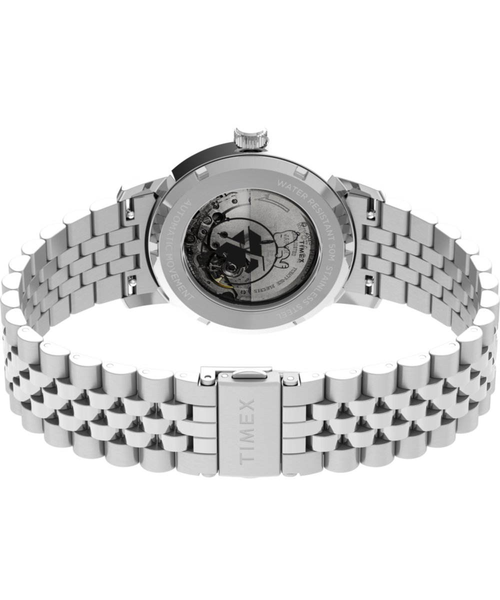 Peanuts® x Timex Marlin® Automatic 75th Anniversary 40mm Stainless Steel Bracelet Watch - Image 6
