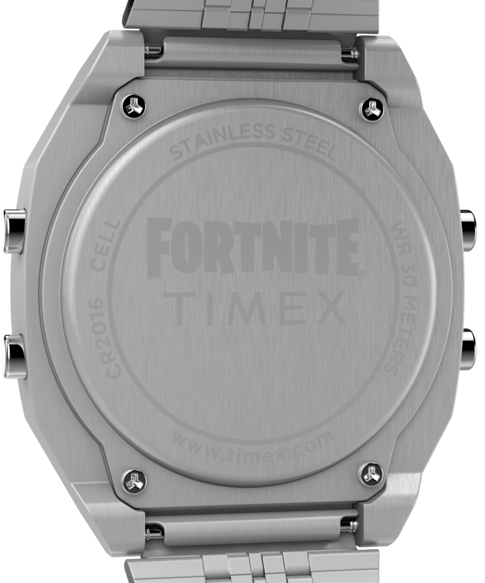 Timex x Fortnite T80 36mm Stainless Steel Bracelet Watch - Image 4
