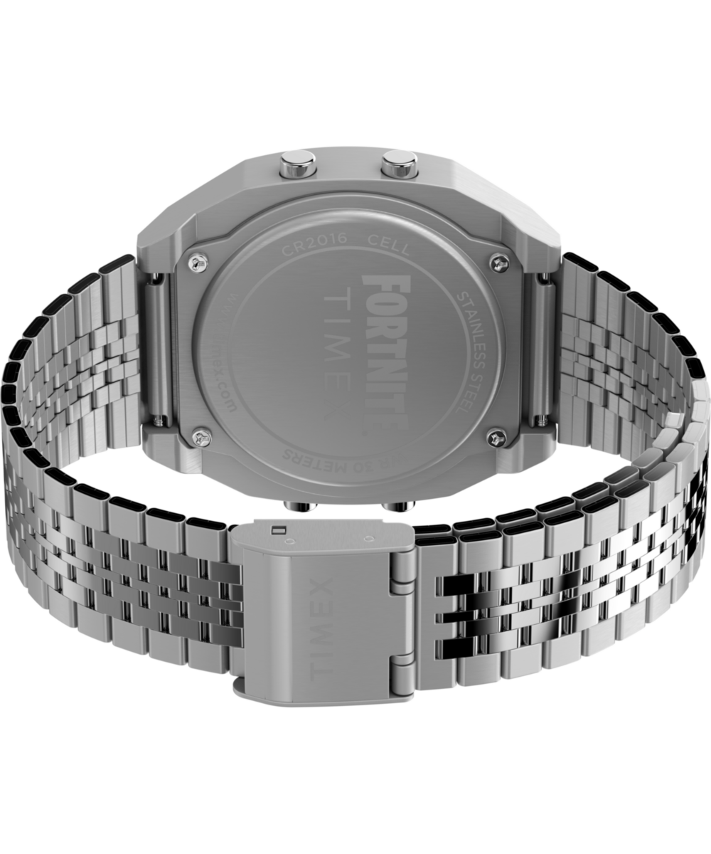 Timex x Fortnite T80 36mm Stainless Steel Bracelet Watch - Image 5