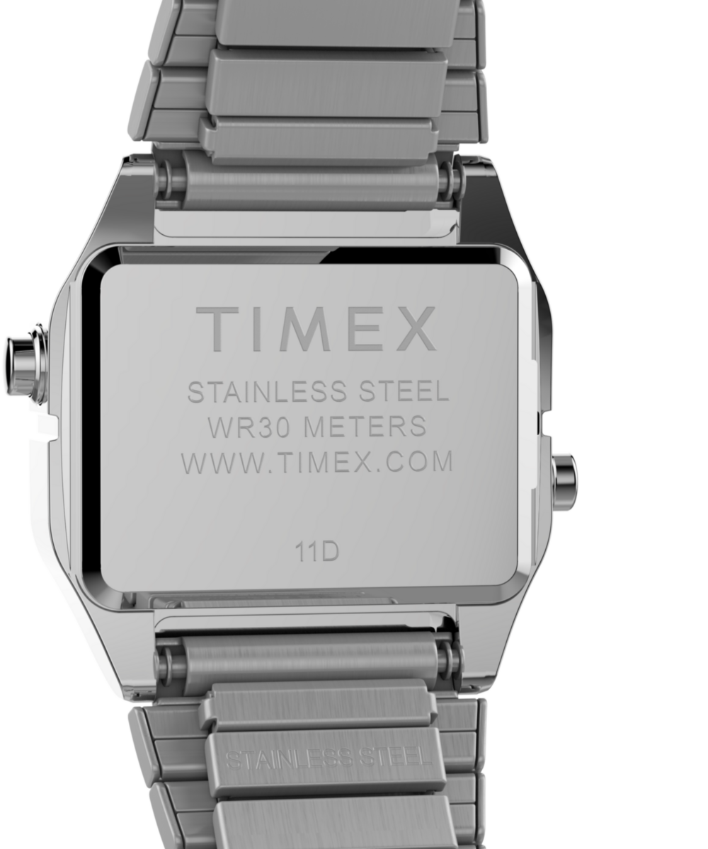 Teeny Tiny Timex Endorsed by Dimepiece 20mm Stainless Steel Expansion Band Watch with Perfect Fit - Image 4