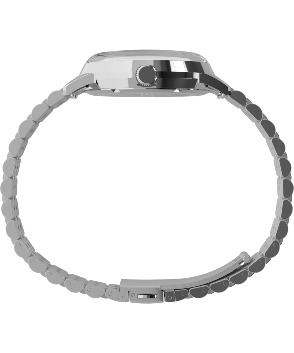 Marlin® Quartz GMT 40mm Stainless Steel Bracelet Watch - Image 2