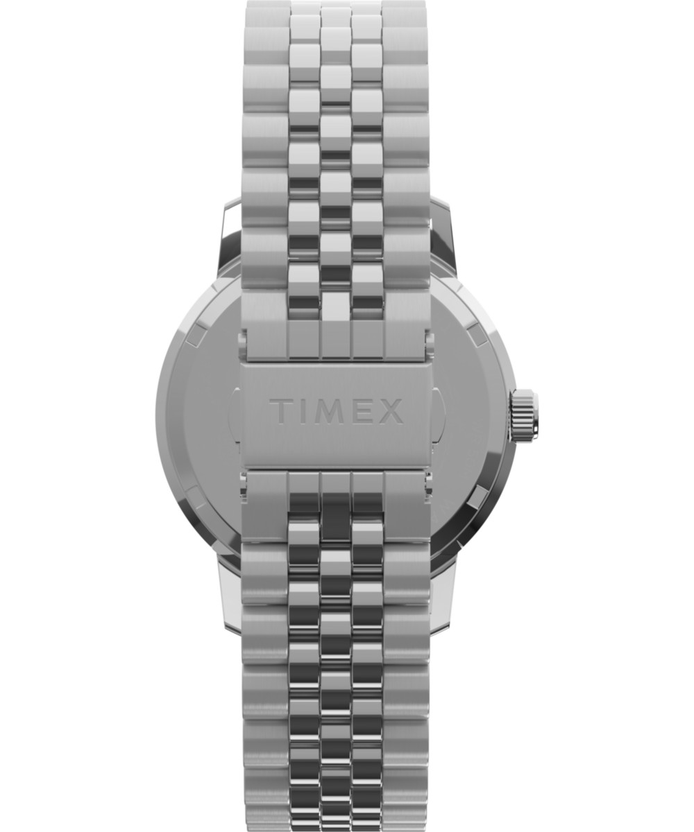 Marlin® Quartz GMT 40mm Stainless Steel Bracelet Watch - Image 3
