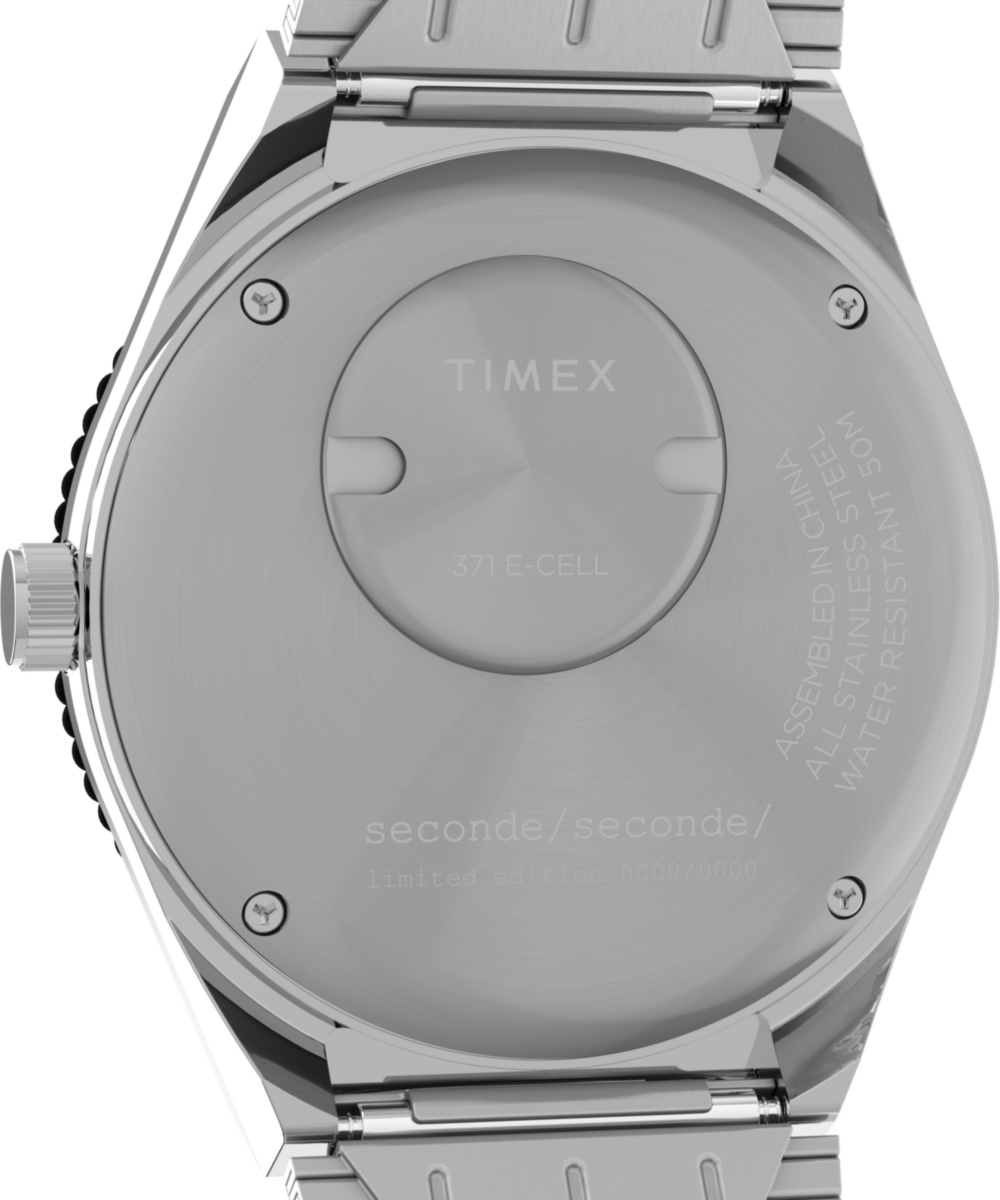 Timex x seconde/seconde/ 38mm Stainless Steel Bracelet Watch - Image 4