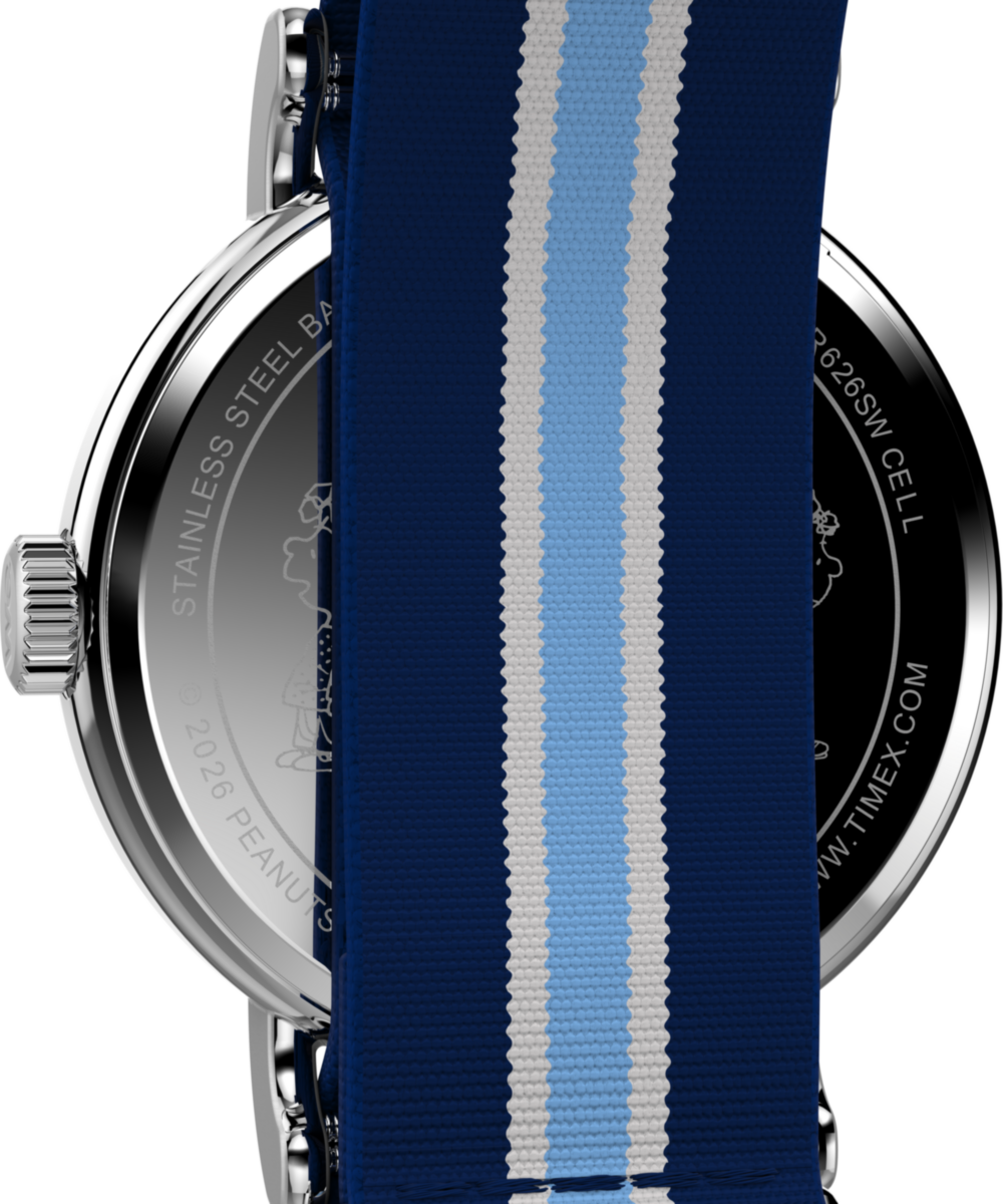 Peanuts® x Timex Weekender Pickleball 37mm Fabric Strap Watch - Image 5