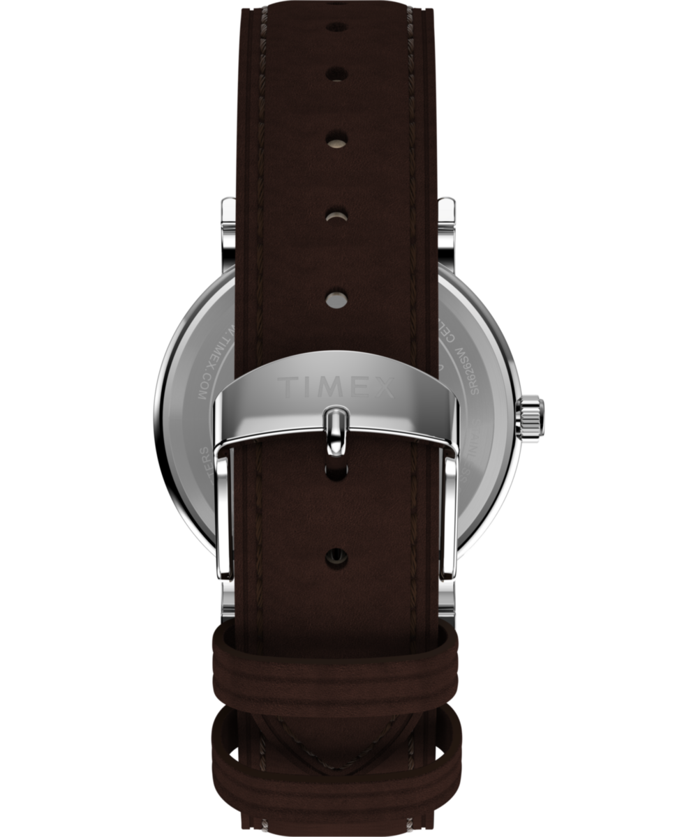 Peanuts® x Timex Weekender Baseball 38mm Leather Strap Watch - Image 3