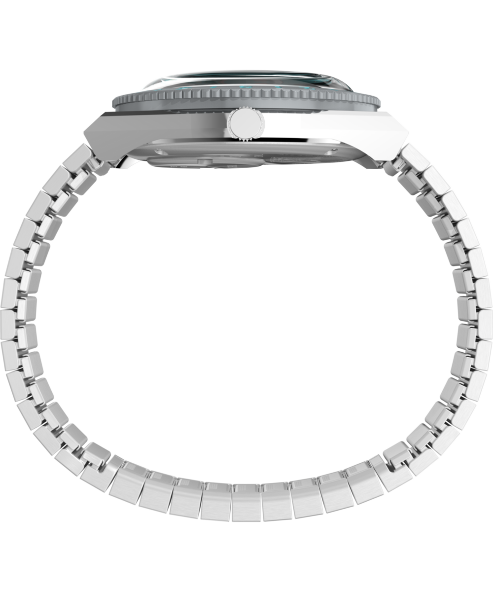 Peanuts® x Q Timex® 36mm Stainless Steel Expansion Band Watch - Image 4