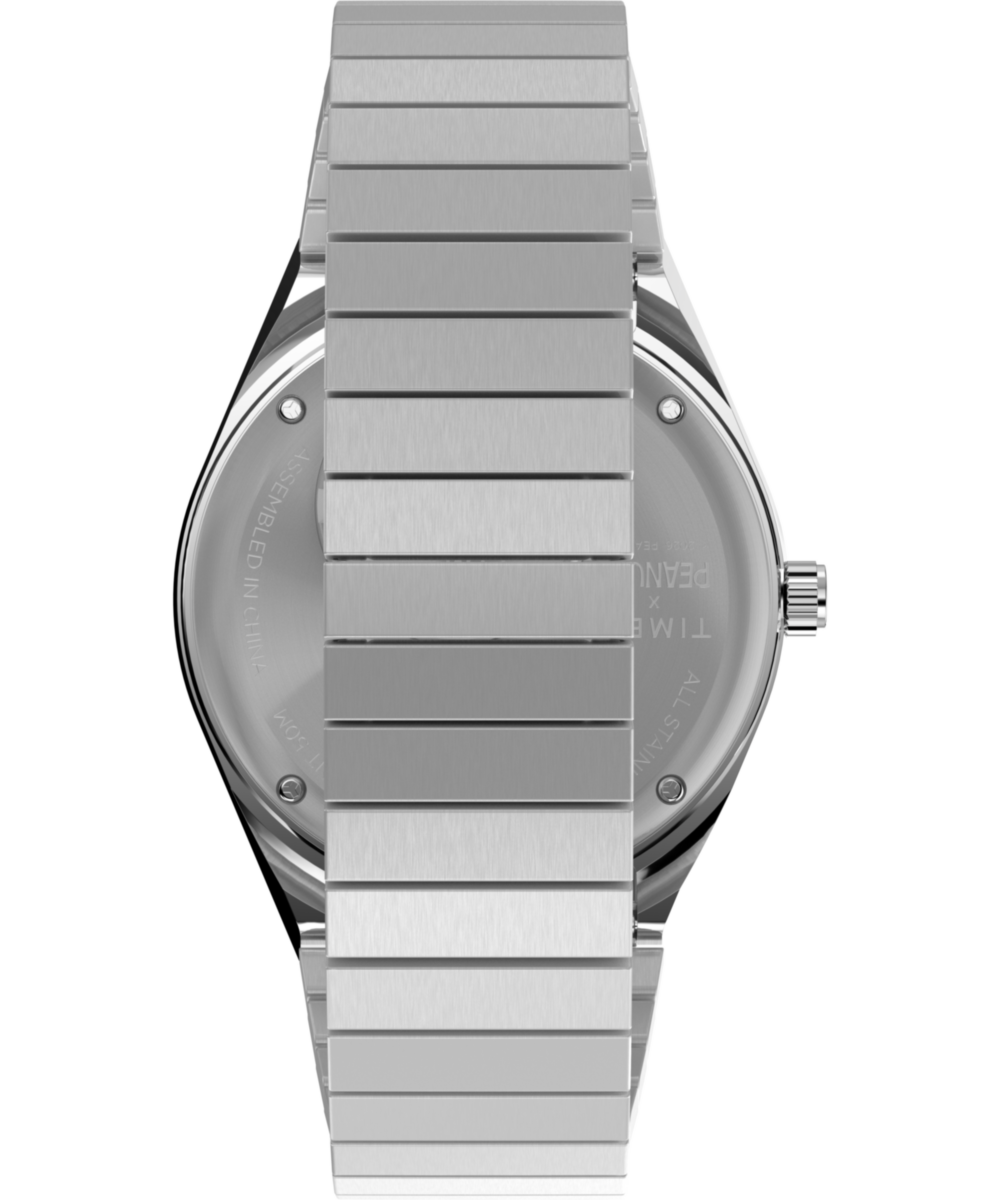 Peanuts® x Q Timex® 36mm Stainless Steel Expansion Band Watch - Image 5