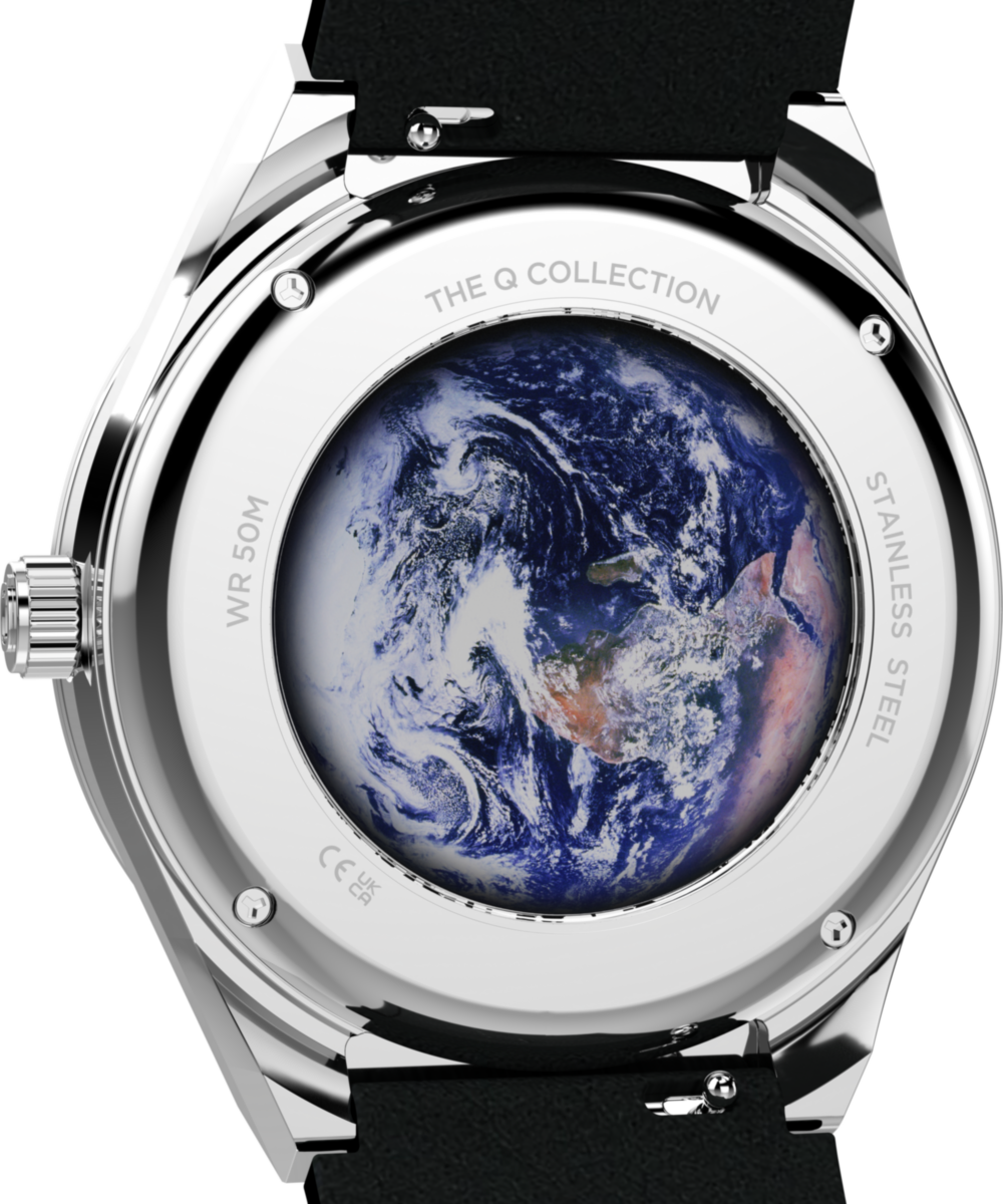 Q Timex NASA 40mm Leather Strap Watch - Image 5