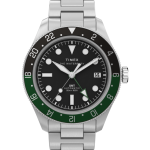Waterbury Heritage Automatic GMT 41.5mm Stainless Steel Bracelet Watch