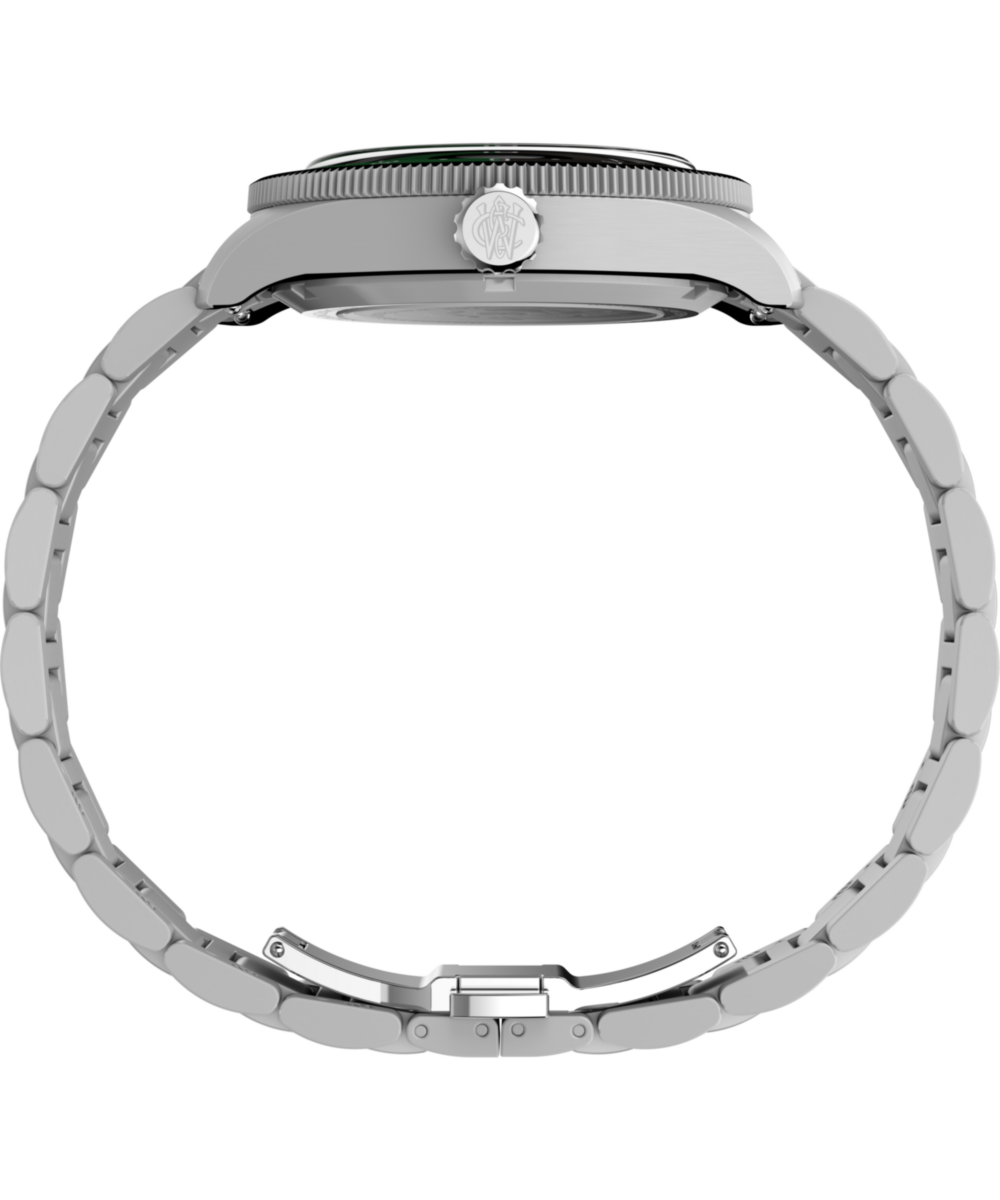 Waterbury Heritage Automatic GMT 41.5mm Stainless Steel Bracelet Watch - Image 2