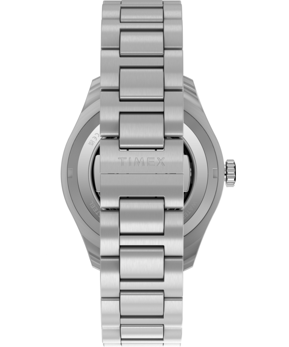 Waterbury Heritage Automatic GMT 41.5mm Stainless Steel Bracelet Watch - Image 3
