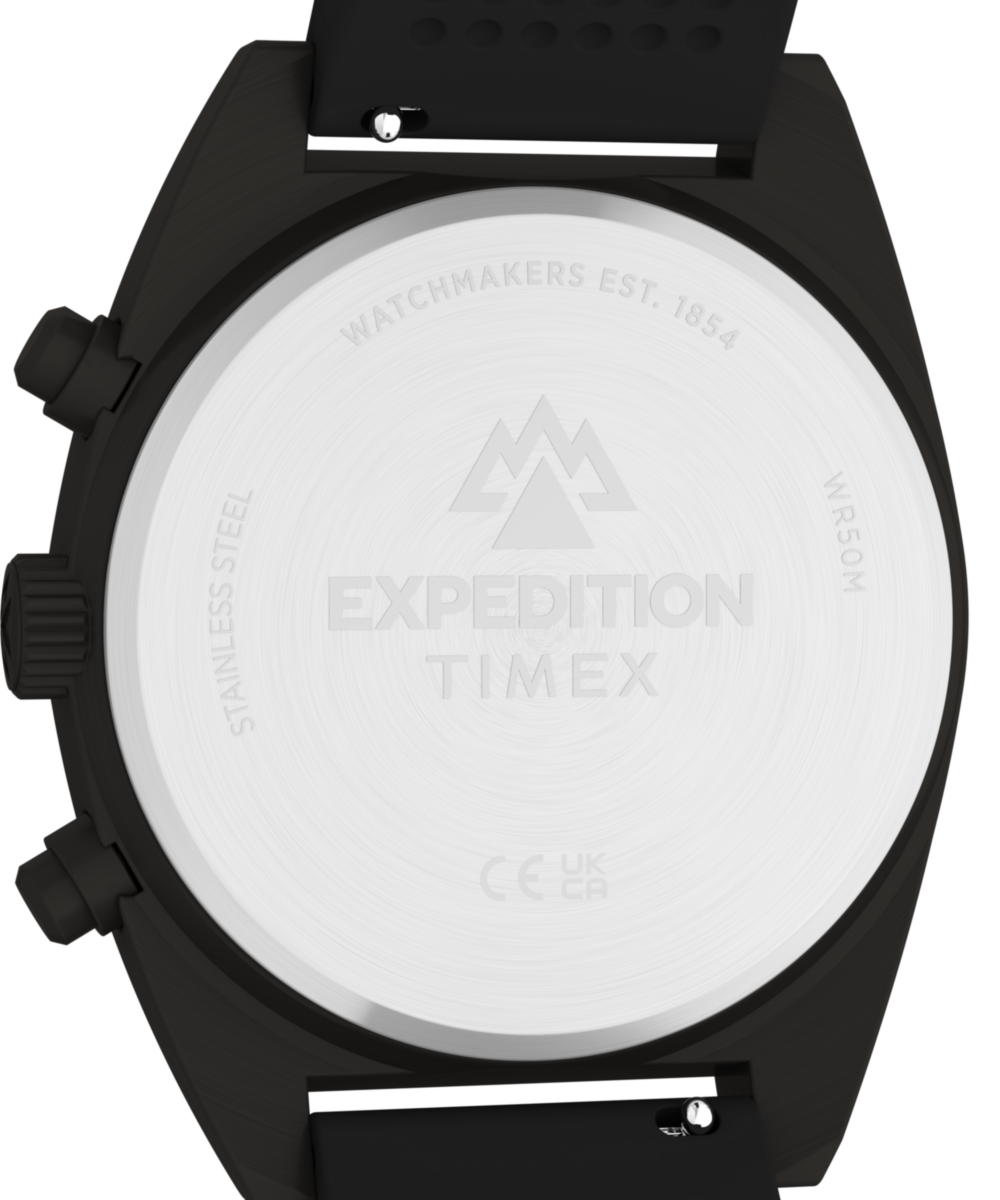 Expedition® Capstone Chronograph 41mm Silicone Strap Watch - Image 5