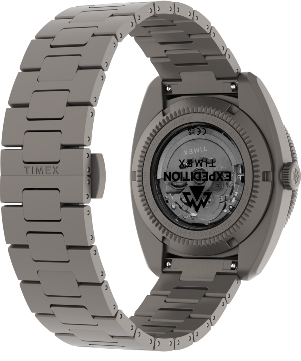 Expedition® Pioneer Titanium Automatic GMT 41mm Titanium Bracelet Watch - Image 6
