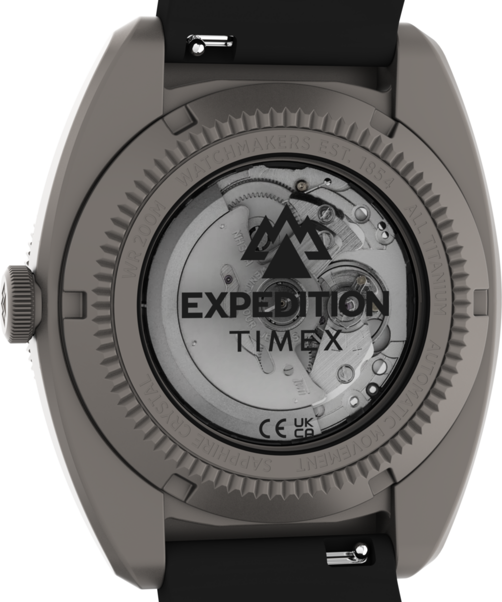 Expedition® Pioneer Titanium Automatic 41mm HNBR Synthetic Rubber Strap Watch - Image 5