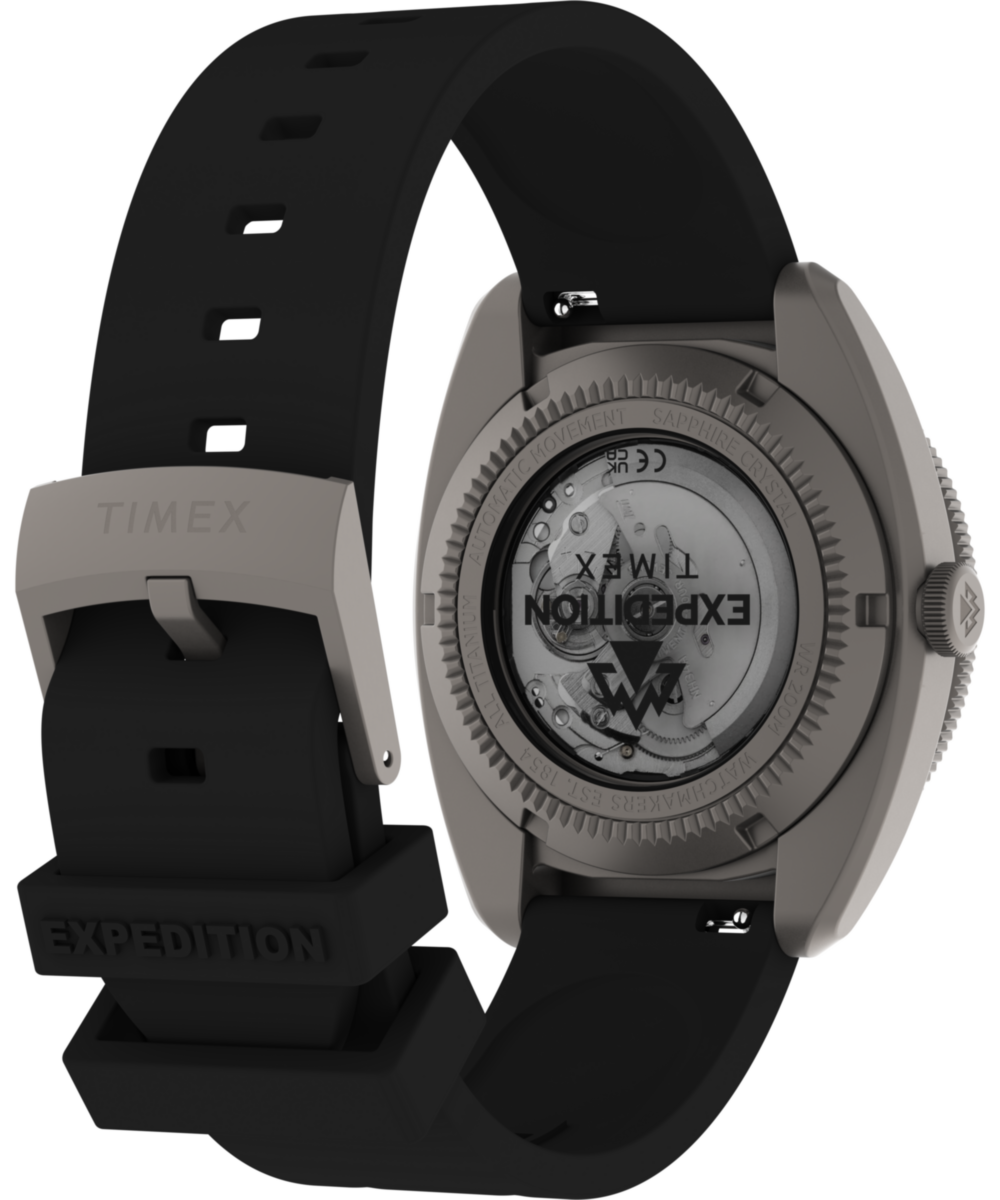 Expedition® Pioneer Titanium Automatic 41mm HNBR Synthetic Rubber Strap Watch - Image 6