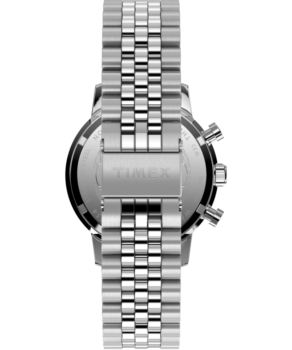 Marlin® Chronograph Tachymeter 40mm Stainless Steel Bracelet Watch - Image 3