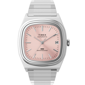 Timex® Automatic 1983 E Line 34mm Stainless Steel Expansion Band Watch