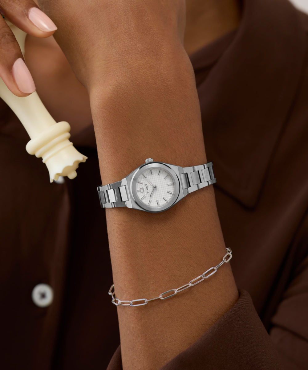 Q Timex® Continental Mini 24mm Stainless Steel Bracelet Watch - Image 2