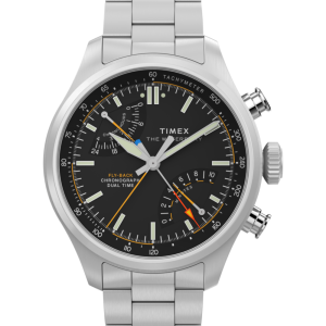 Waterbury Ace Fly-Back Chronograph 43mm Stainless Steel Bracelet Watch