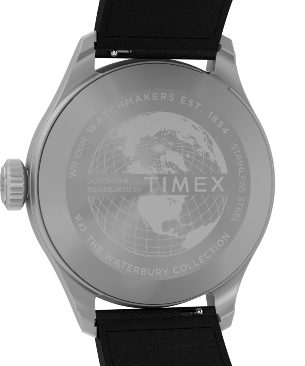 Waterbury Ace 41mm Leather Strap Watch - Image 5