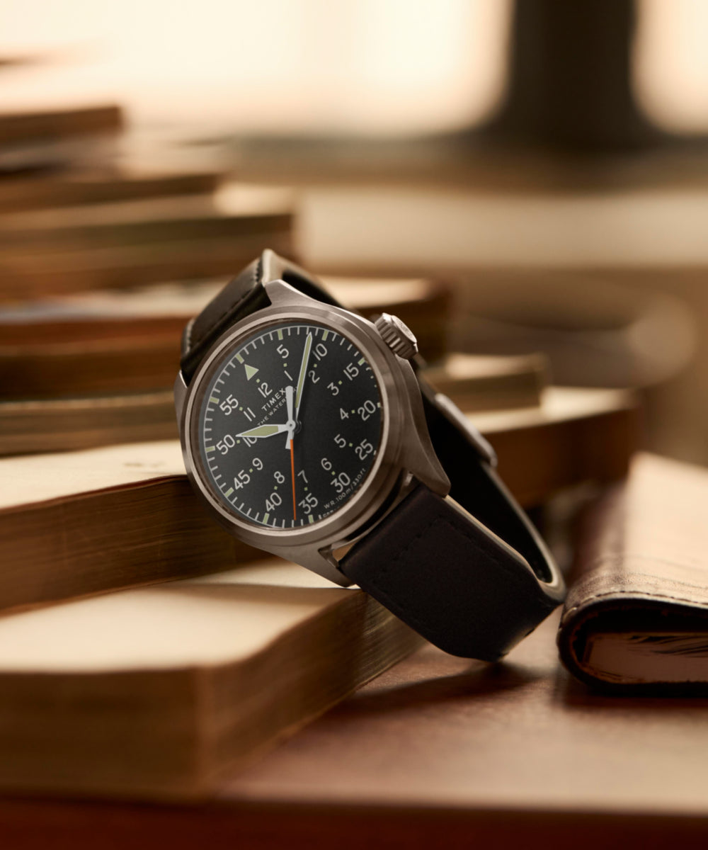 Waterbury Ace 41mm Leather Strap Watch - Image 8