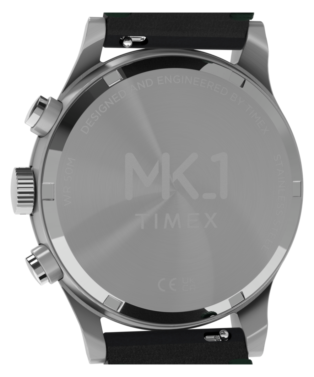 MK1® Chronograph 40mm Leather Strap Watch - Image 5