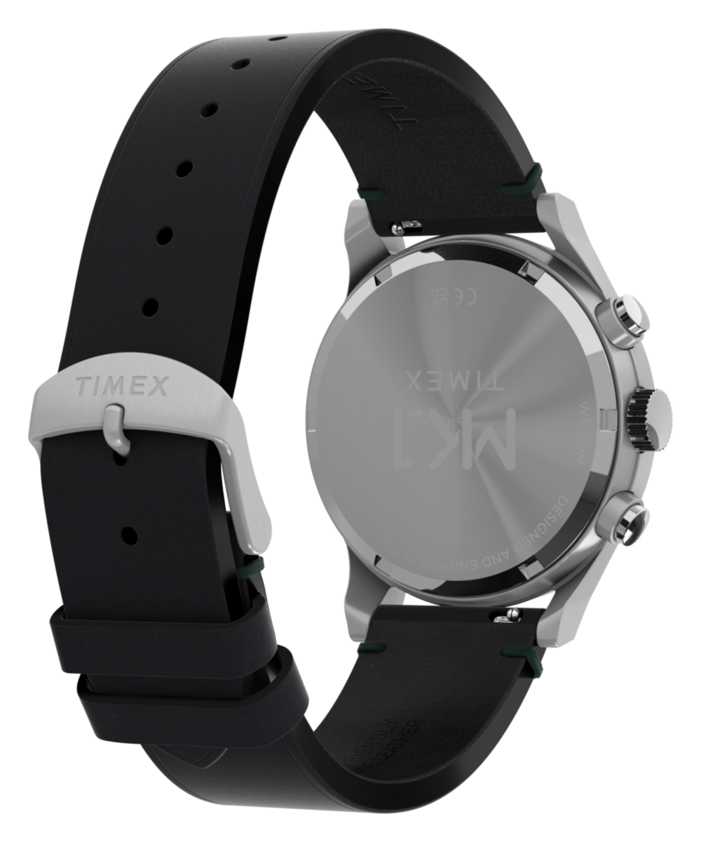 MK1® Chronograph 40mm Leather Strap Watch - Image 6