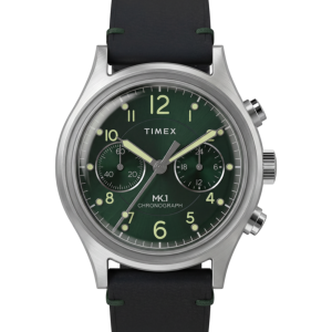 MK1® Chronograph 40mm Leather Strap Watch