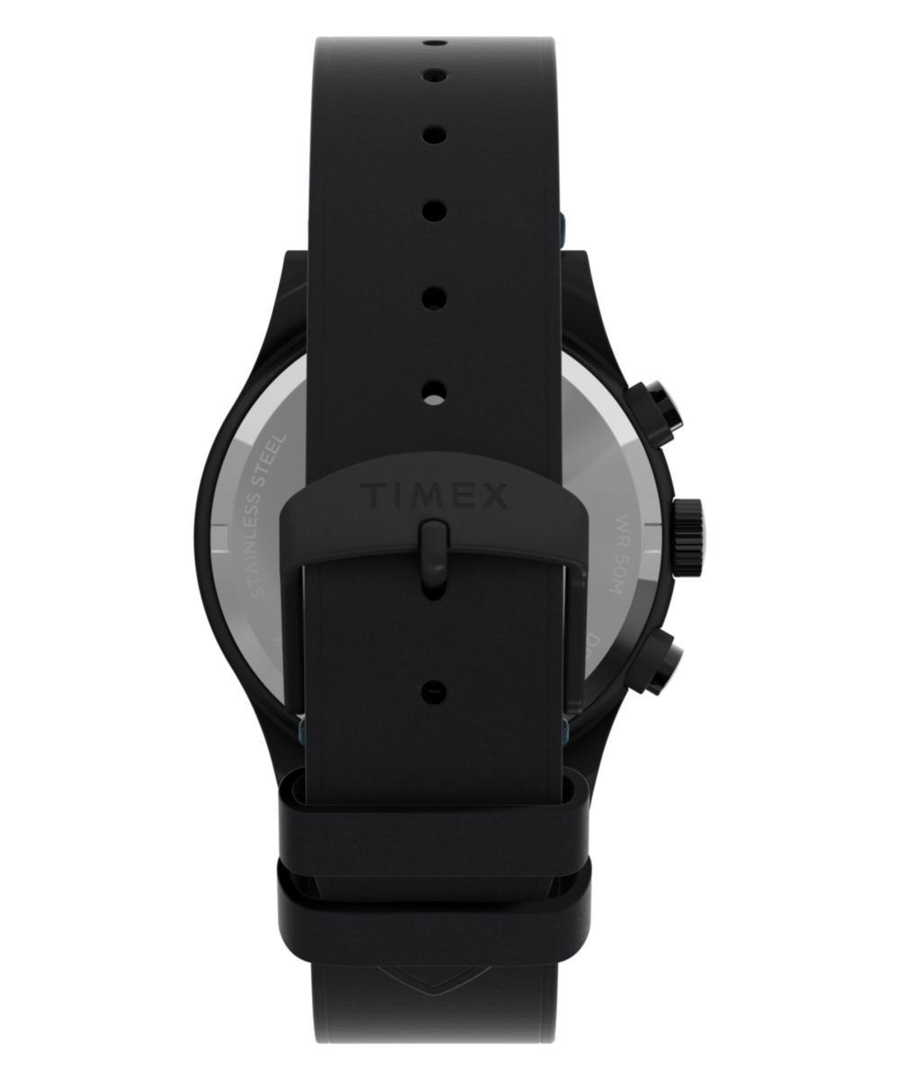 MK1® Chronograph 40mm Leather Strap Watch - Image 4