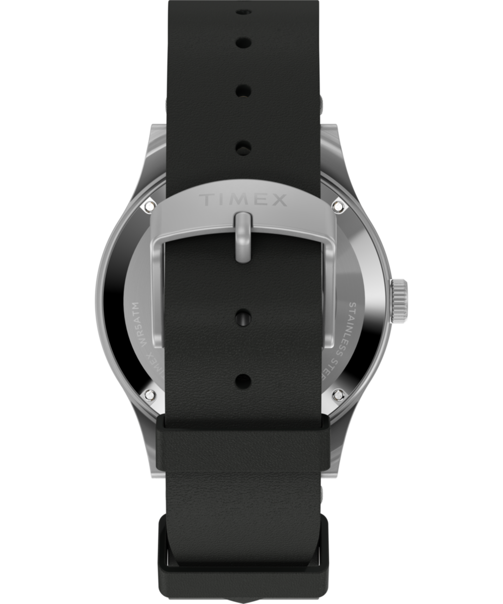Timex MK1 Automatic 40mm Leather Strap Watch - Image 5