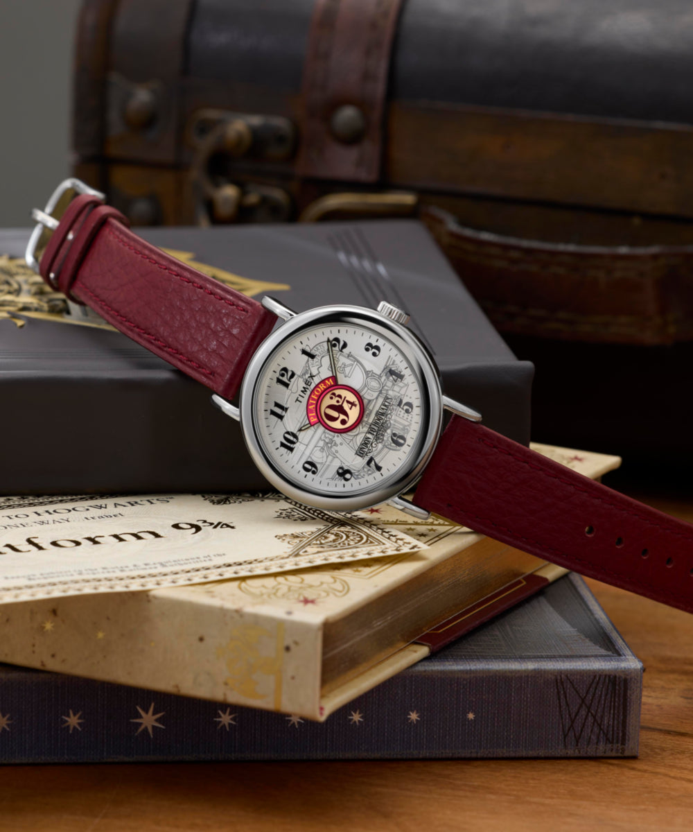 Harry Potter x Timex Weekender Platform 9 3/4 37mm Leather Strap Watch - Image 7